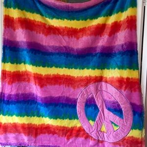 Justice Heavy Rainbow Blanket